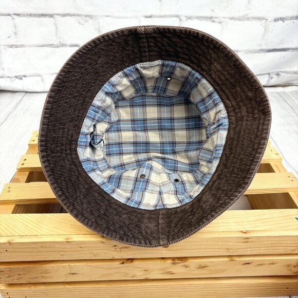 Vintage Y2K Hipster GAP Brown Corduroy Fall Bucket Hat - Picture 5 of 7